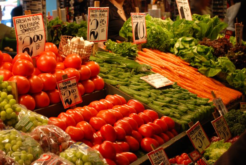 Fresh produce, Pike Place Market