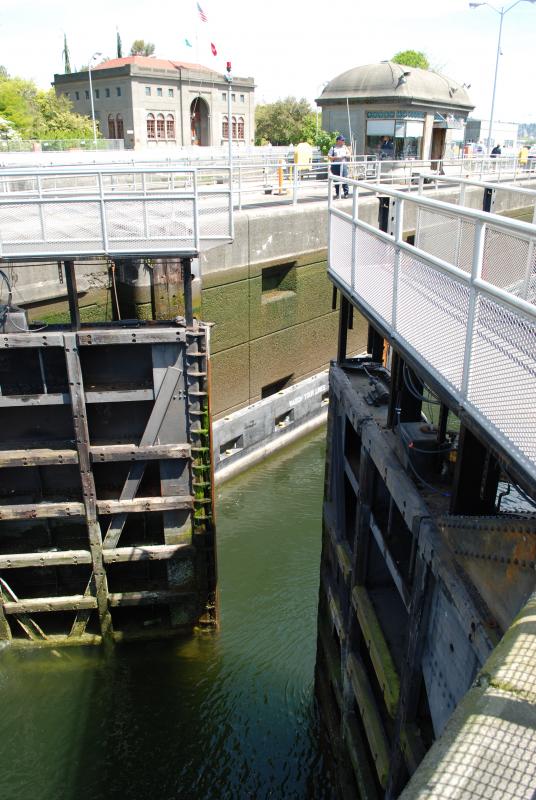 The locks opening