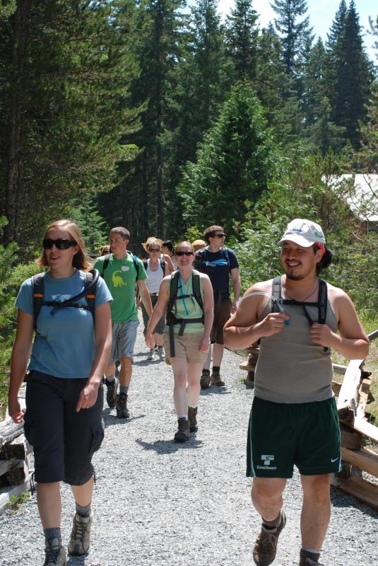 Starting off on our first hike