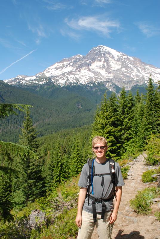 Jason and Mt. Rainier