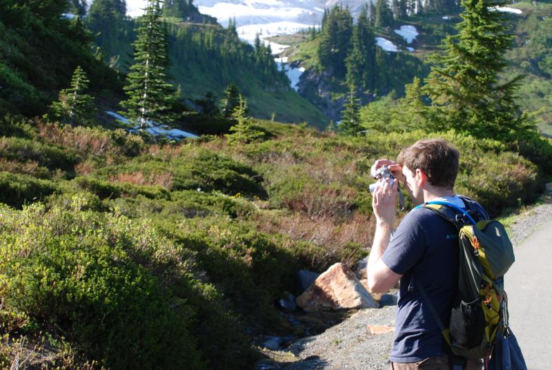 Dan captures the view
