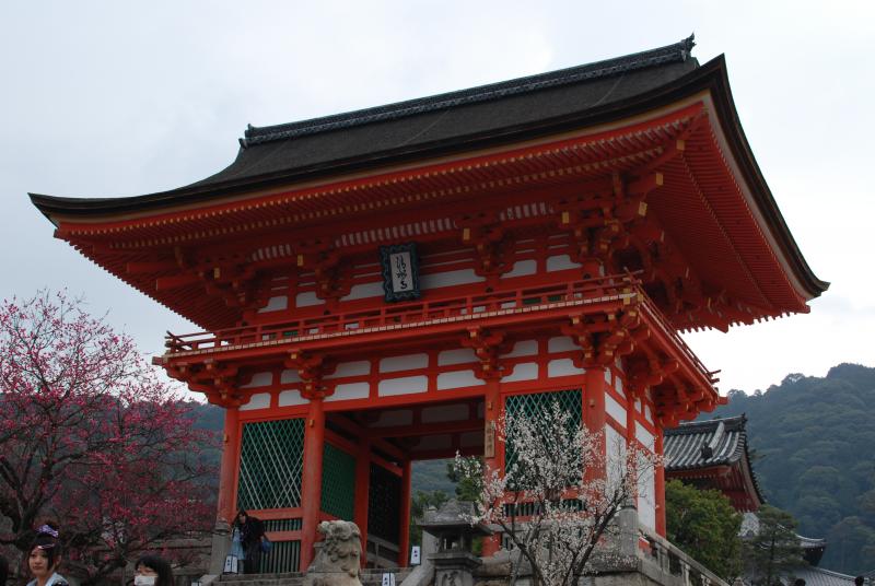 Gate to Kiyomizu temple