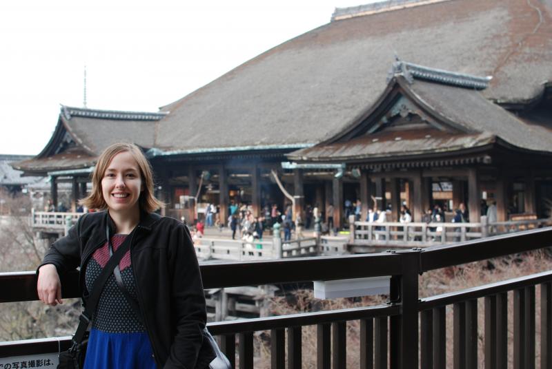 Katie at Kiyomizu