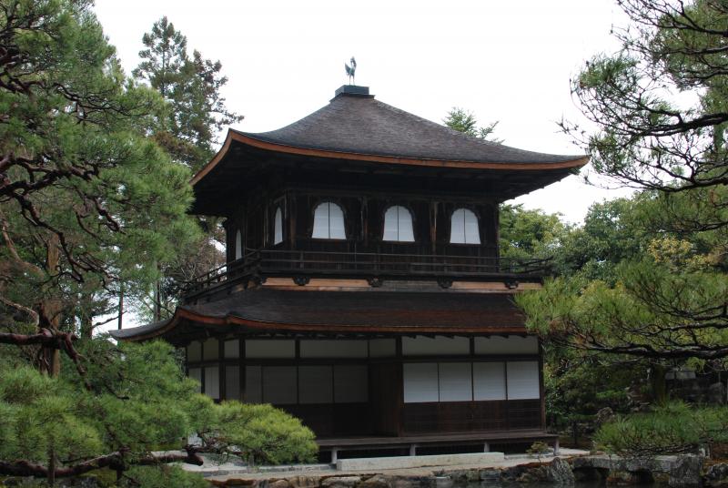 Silver pavilion at Ginkaku-ji