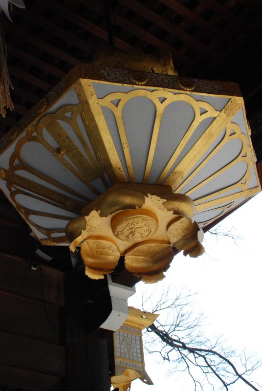 Lantern at Kitano Tenman-gu shrine