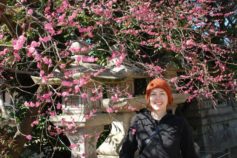 Katie at Kitano Tenman-gu
