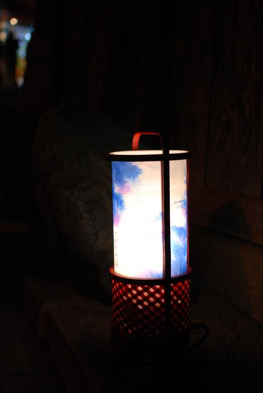 Lantern at night