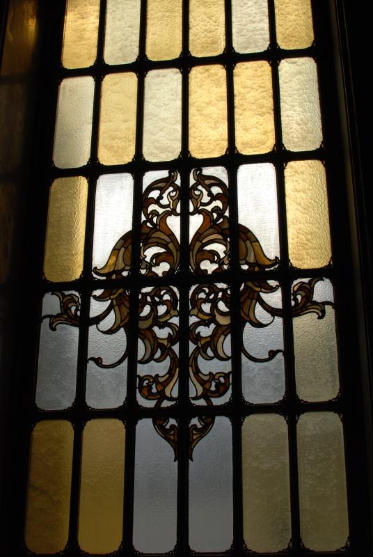 Stained glass window, Tokyo National Museum