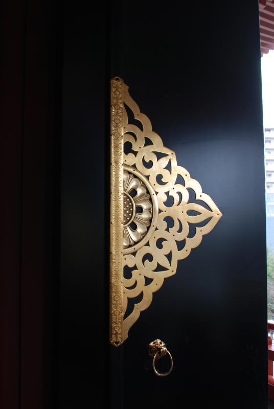Interesting door ornament