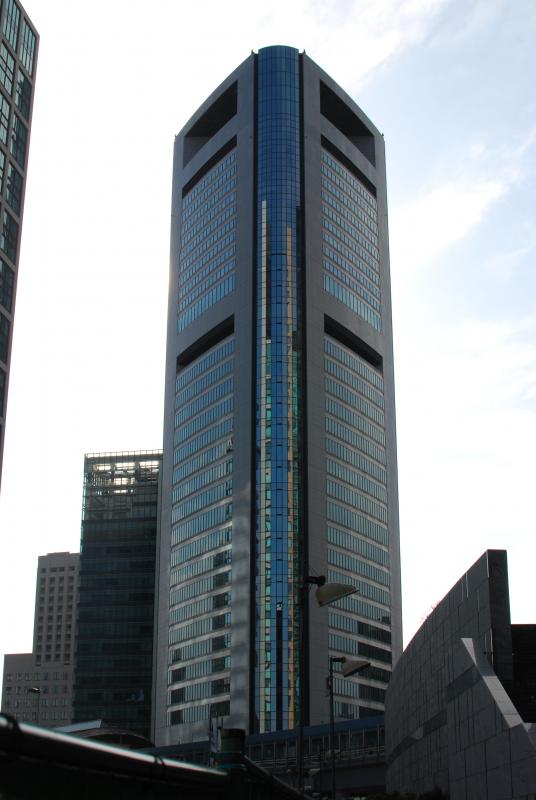 Cool triangle building in Tokyo