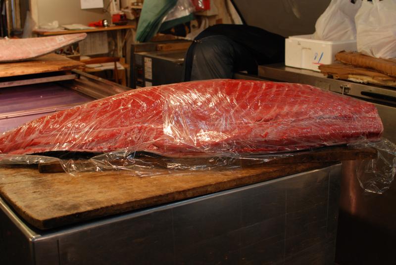 Thawed tuna