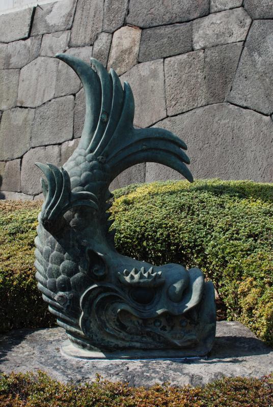 Fish statue