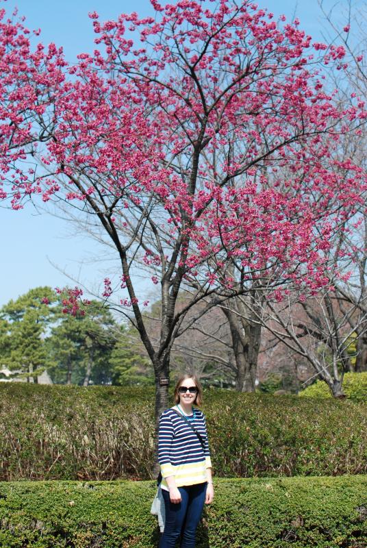 Katie at the Imperial Gardens