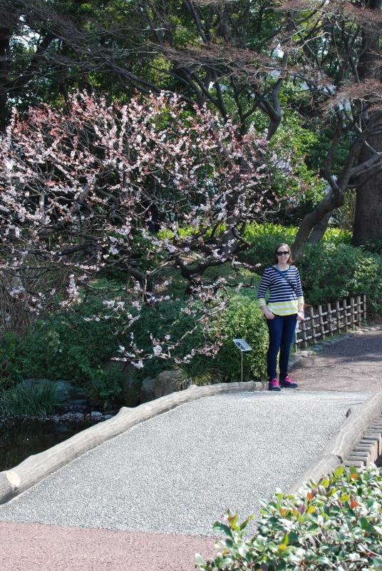 Katie in the garden