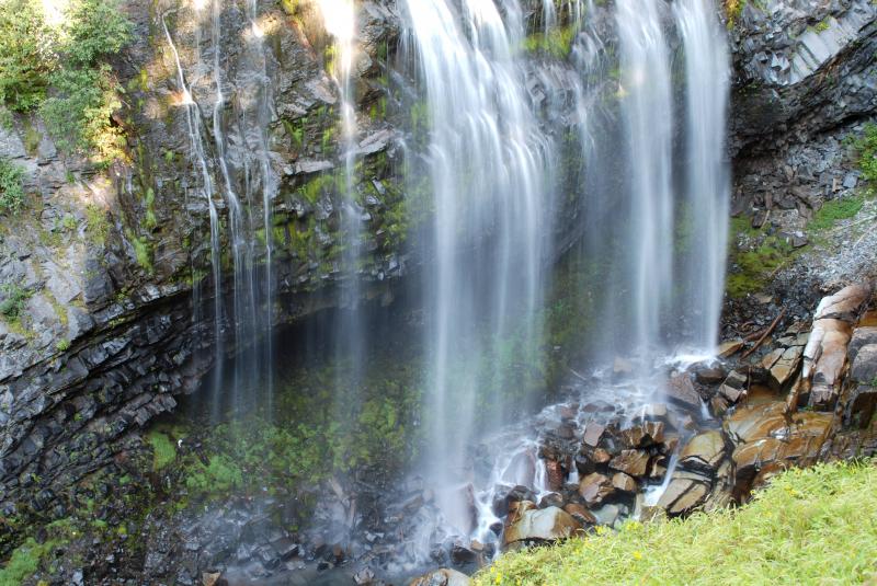 Bottom of Narada Falls at Mt. Rainier