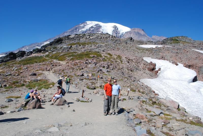 Jason and Katie on Mt. Rainier