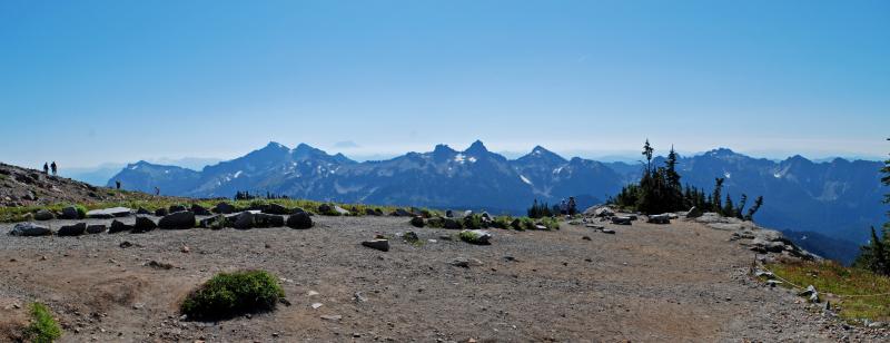 Panoramic view from Mt. Rainier