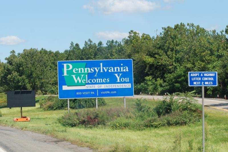 We make it to Pennsylvania