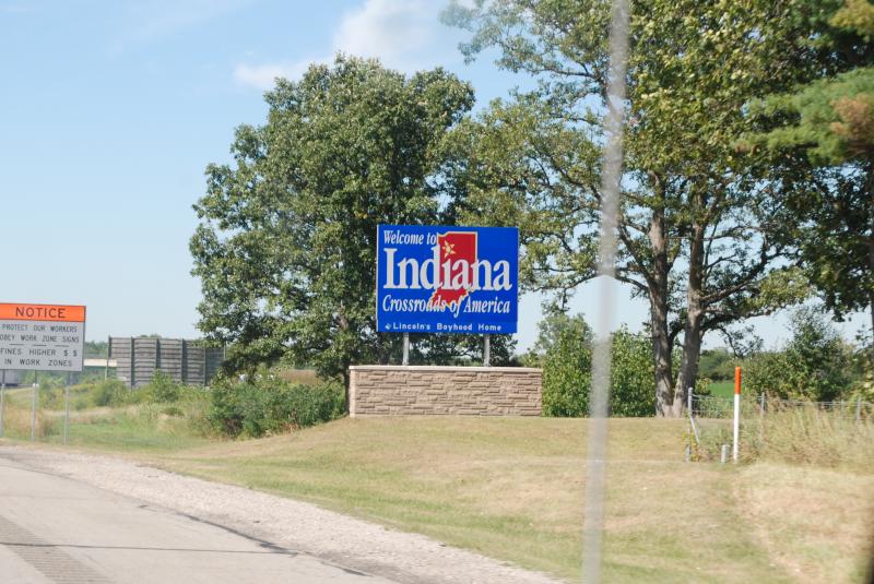 Entering Indiana