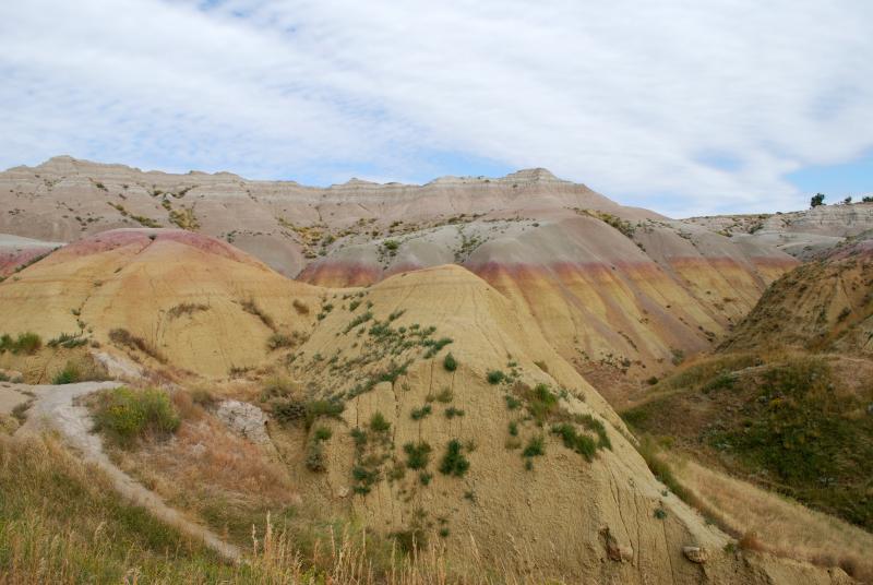 Colored rock