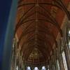 The vaulted ceiling of the St. John&#039;s College cathedral