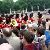 The second band marching from Buckingham Palace