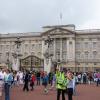 Exterior view of Buckingham Palace