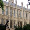 Close-up exterior of the Houses of Parliament