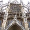 Above the entrance to Westminster Abbey