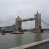 Shore view of the Tower Bridge