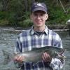 Jason holding his dinner