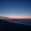 Sunset from the plane