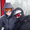 Jason and Emily in the gondola at Sunshine Village