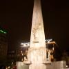 The National Monument at the Dam at night