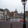View of central Leiden and old church