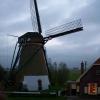 A windmill along the lakes outside Leiden