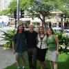 Steve, Jason, Katie and Kristina hanging out in Honolulu
