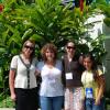 Katie, Francesca, Heather, and Claudia at the end of the conference