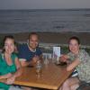 Katie, Santhosh, and Heather celebrate the end of ASHG