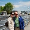 Kris and Bob at the locks