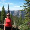 Katie on a hike in the Cascades