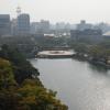 Hazy view of Hiroshima from the Castle