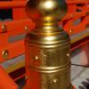 Brass ornament in the sun