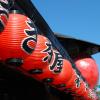 Lanterns in the Arashiyama neighborhood