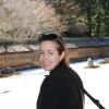 Katie at the Ryoan-ji Temple rock garden