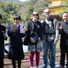 Some school kids wanted a photo with us