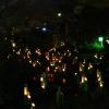 Lanterns in a stream