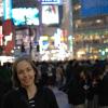 Katie at Shibuya Crossing