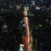 Tokyo highway at night