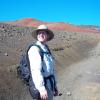 Jason along the trail in Haleakala